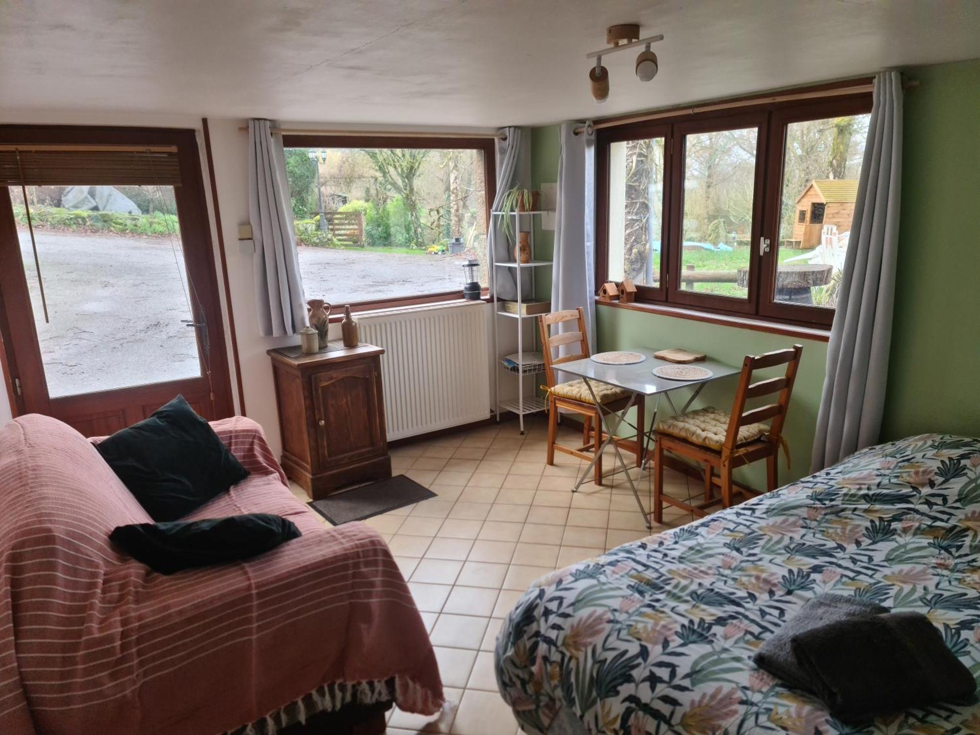 Chambre A La Ferme, Les Vergers Du Muscardin Breel Экстерьер фото